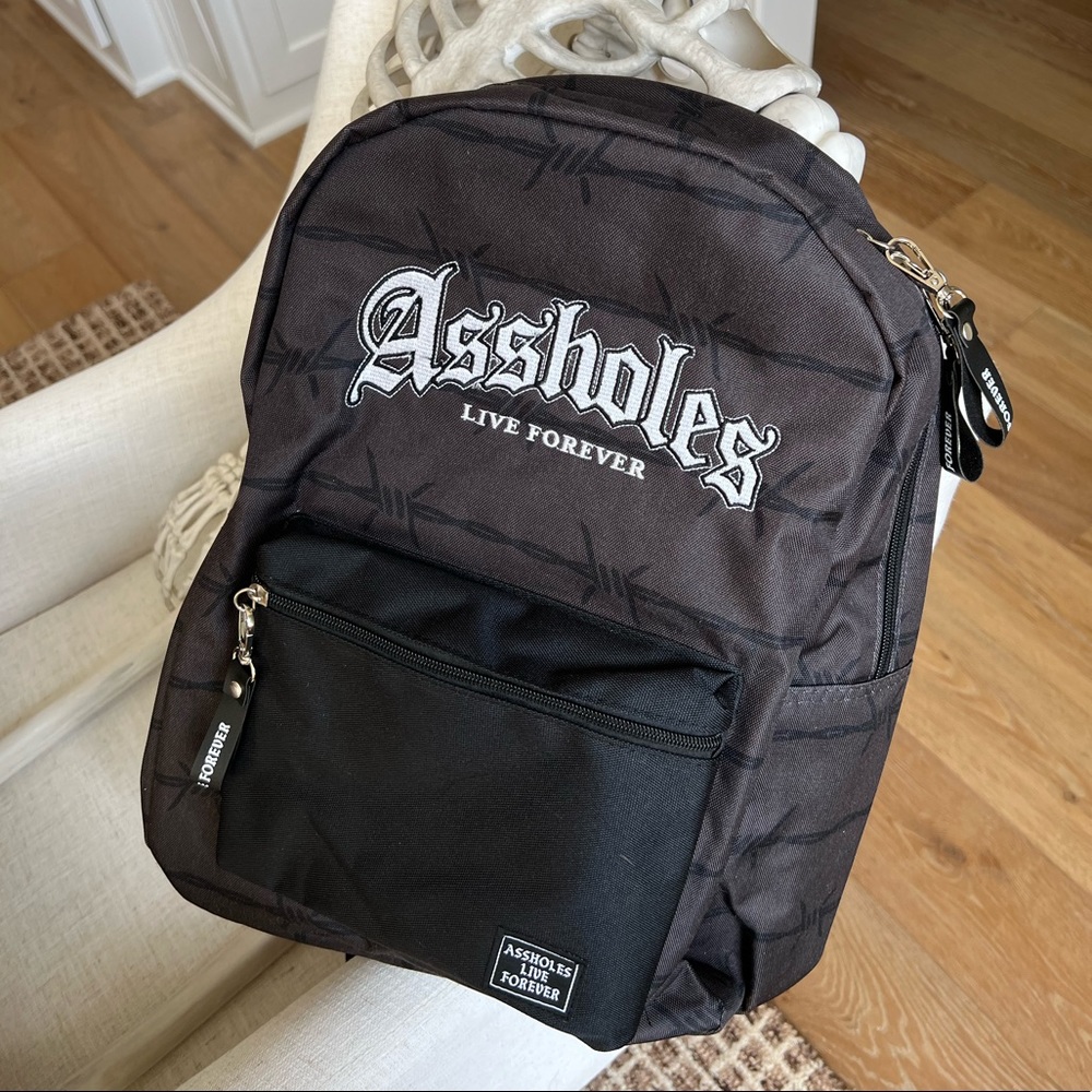 Assholes Live Forever Back Pack